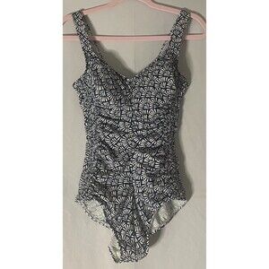 Maxine Of Hollywood Swimsuit Instant Minimizer Tummy Control Vintage Inspired